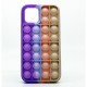 CAPA DE SILICONE POP-IT PARA APPLE IPHONE 12/12 PRO